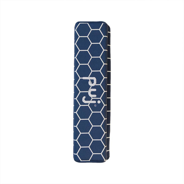 Puj Pad Armrest with Suction Cups, Navy Honeycomb