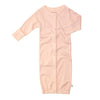 Modern Snap Solid Gown/Sleep Sack: Peony