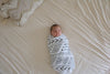 ORGANIC COTTON MUSLIN SWADDLE - MUDCLOTH - Through my baby's eyes