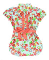 Painted Flowers Shirt Dress - Through my baby's eyes